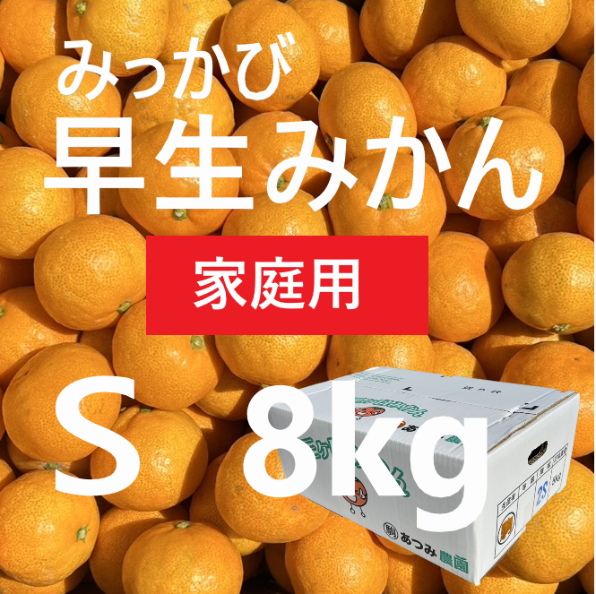 早生みかん家庭用 S 8kg