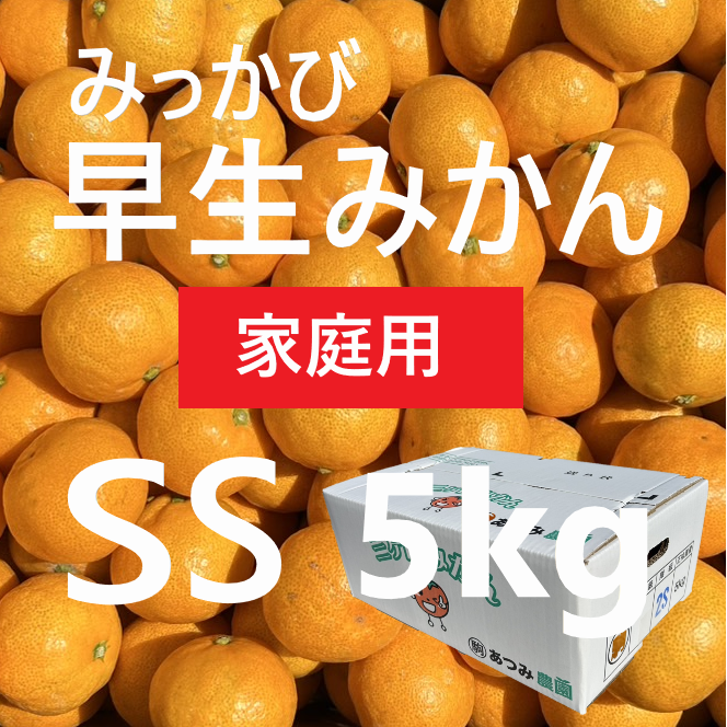 早生みかん家庭用 SS 5kg
