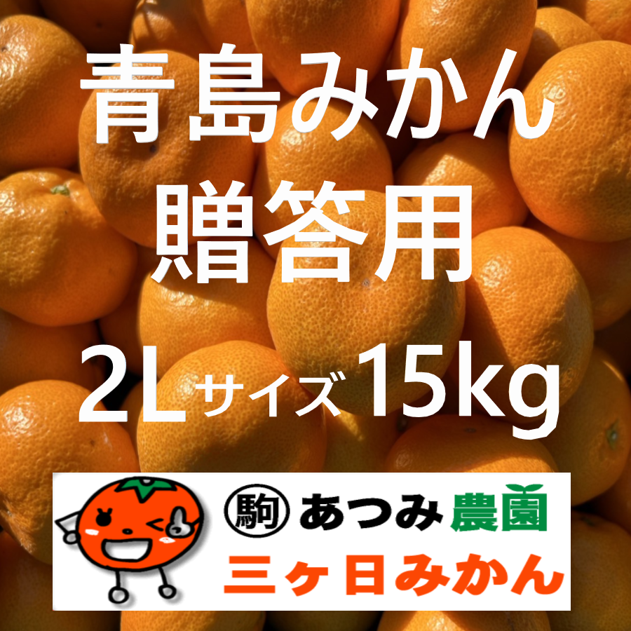青島みかん贈答用 2Ｌ 15kg