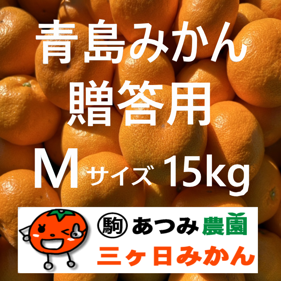 青島みかん贈答用 Ｍ 15kg